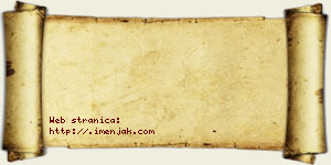 Isidora Blaževac vizit kartica